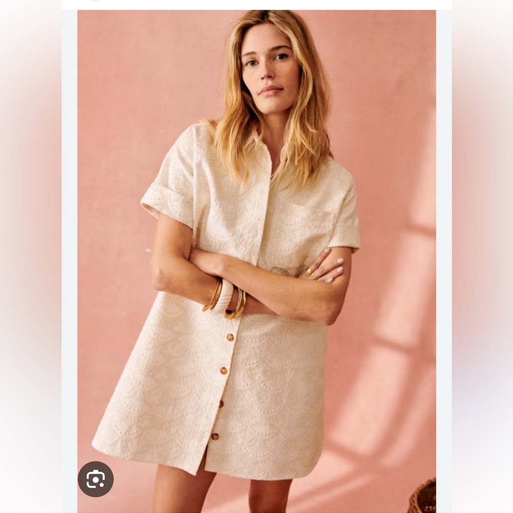Sezane Button-Down Dress